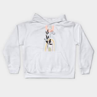 Abstract flower Kids Hoodie